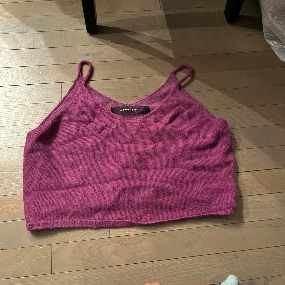 Code Mode Fuzzy Tank Top